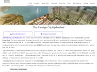 Desktop screenshot for theprestigecityhyd.in