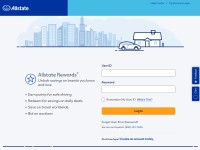 Desktop screenshot for allstaterewards.com