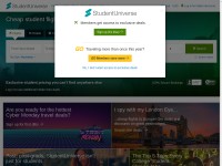 Desktop screenshot for studentuniverse.com