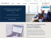 Desktop screenshot for alerus.com