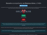 Desktop screenshot for argendivas.com