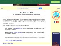 Desktop screenshot for primeraescuela.com