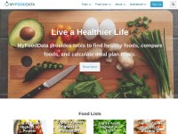 Desktop screenshot for myfooddata.com