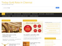Desktop screenshot for todaygoldrateinchennai.com