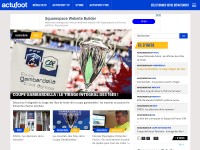 Desktop screenshot for actufoot.com
