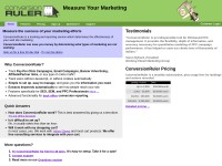 Desktop screenshot for conversionruler.com