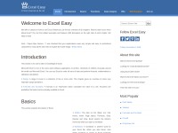 Desktop screenshot for excel-easy.com