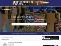 Desktop screenshot for raceplace.com