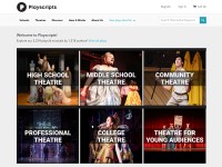 Desktop screenshot for playscripts.com