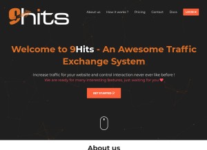 How 9hits.com looks like on a tablet such as an iPad.