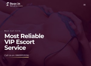 How 9oor.in looks like on a tablet such as an iPad.