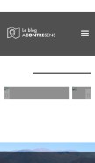 How a-contresens.net looks like on a mobile device such as an iPhone.