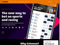 Desktop screenshot for colossusbets.com