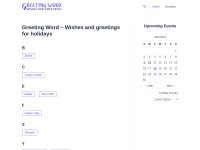 Desktop screenshot for greetword.com