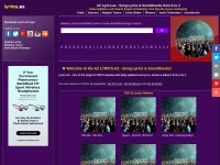 Desktop screenshot for lyrics.az