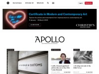 Desktop screenshot for apollo-magazine.com