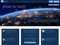 Screenshot of runbox.com