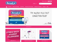 Desktop screenshot for benadryl.com