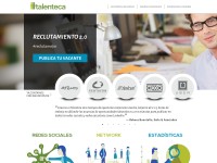 Desktop screenshot for talenteca.com