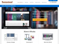 Desktop screenshot for homestead.com