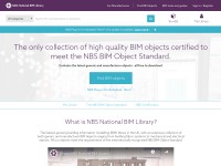 Desktop screenshot for nationalbimlibrary.com