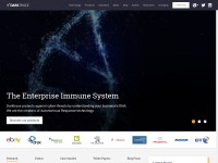 Desktop screenshot for darktrace.com