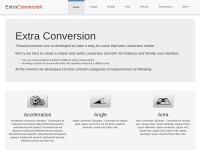 Desktop screenshot for extraconversion.com