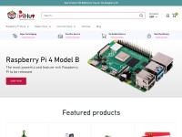 Desktop screenshot for thepihut.com
