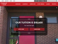 Desktop screenshot for central.edu