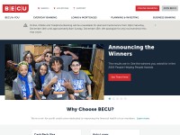 Desktop screenshot for becu.org