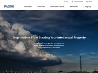 Desktop screenshot for en.fasoo.com