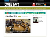 Desktop screenshot for sevendaysvt.com