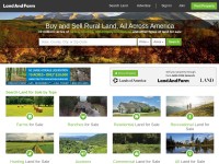 Desktop screenshot for landandfarm.com