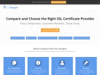 Desktop screenshot for sslshopper.com