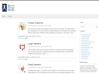 Desktop screenshot for knowyourbody.net