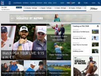 Desktop screenshot for pgatour.com
