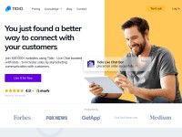 Desktop screenshot for tidiochat.com