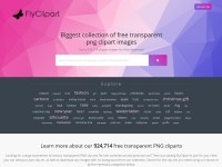 Desktop screenshot for flyclipart.com