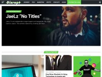 Desktop screenshot for disruptmagazine.com