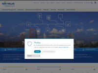 Desktop screenshot for sensus.com