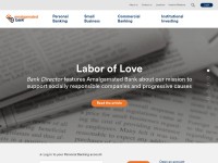 Desktop screenshot for amalgamatedbank.com