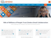 Desktop screenshot for zimbra.com