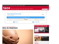 Desktop screenshot for taz.de