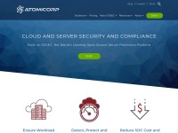 Desktop screenshot for atomicorp.com