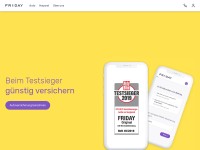 Desktop screenshot for friday.de