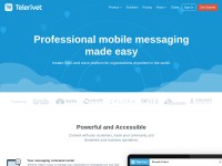 Desktop screenshot for telerivet.com