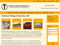 Desktop screenshot for technicaltinting.com