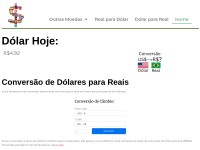 Screenshot of dolardehoje.com