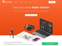 Desktop screenshot for radioking.com