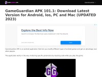 Desktop screenshot for gameguardian.xyz